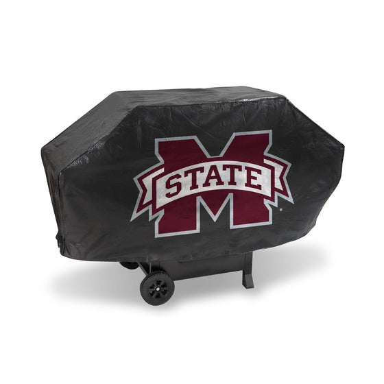 MISSISSIPPI STATE MSU Bulldogs DELUXE GRILL COVER-(Black Background) (Rico) - 757 Sports Collectibles