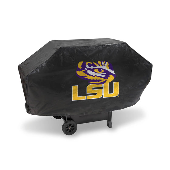 LSU Louisiana State Tigers DELUXE GRILL COVER-(Black Background) (Rico) - 757 Sports Collectibles