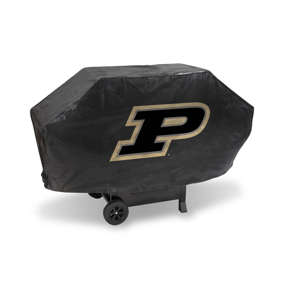 PURDUE Boilermakers UNIVERSITY DELUXE GRILL COVER-(Black Background) (Rico) - 757 Sports Collectibles