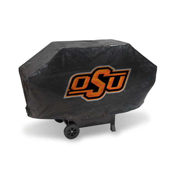 OKLAHOMA STATE OSU Cowboys DELUXE GRILL COVER-(Black Background) (Rico) - 757 Sports Collectibles