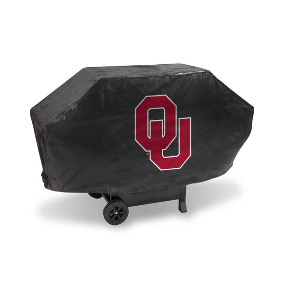 OKLAHOMA OU Sooners DELUXE GRILL COVER-(Black Background) (Rico) - 757 Sports Collectibles