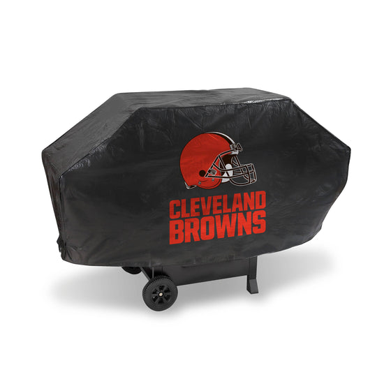 CLEVELAND BROWNS DELUXE GRILL COVER-(Black Background) (Rico) - 757 Sports Collectibles