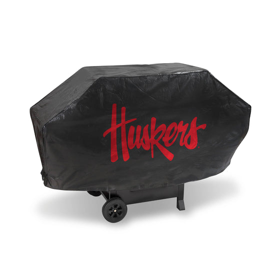 NEBRASKA DELUXE GRILL COVER-(Black Background) (Rico) - 757 Sports Collectibles