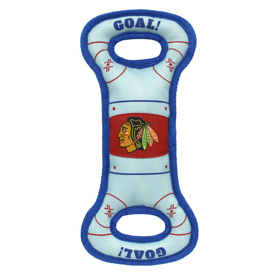 Chicago Blackhawks Hockey Tug Toy Pets First