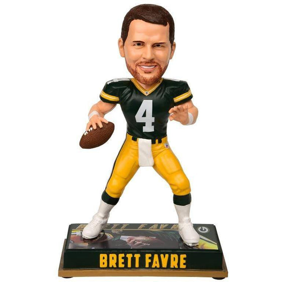 NFL Green Bay Packers Brett Favre 8" Legends Bobblehead Figure - 757 Sports Collectibles