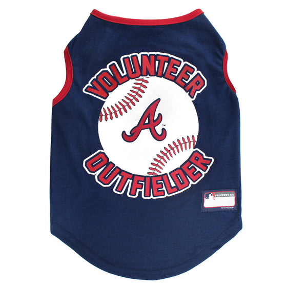 Atlanta Braves Volunteer Outfielder Tank Top with Bandana by Pets First