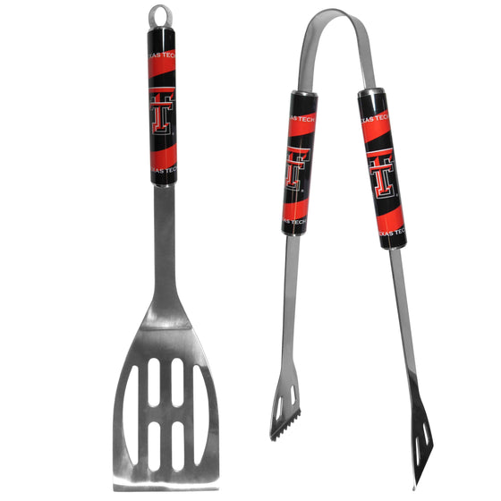 Texas Tech Raiders 2 pc Steel BBQ Tool Set (SSKG) - 757 Sports Collectibles