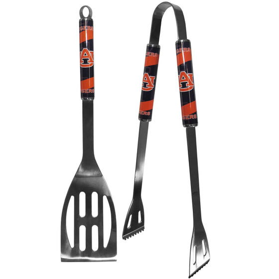 Auburn Tigers 2 pc Steel BBQ Tool Set (SSKG) - 757 Sports Collectibles