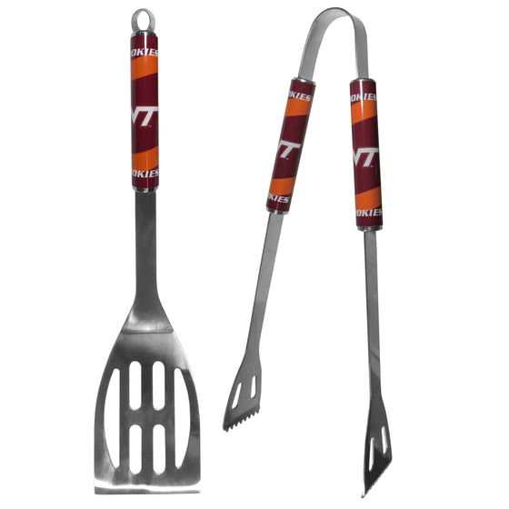 Virginia Tech Hokies 2 pc Steel BBQ Tool Set (SSKG) - 757 Sports Collectibles