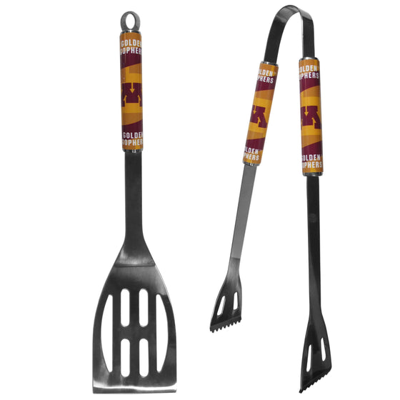 Minnesota Golden Gophers 2 pc Steel BBQ Tool Set (SSKG) - 757 Sports Collectibles