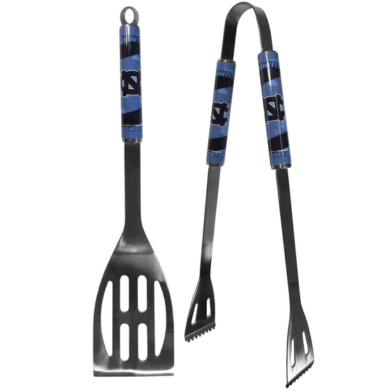 N. Carolina Tar Heels 2 pc Steel BBQ Tool Set (SSKG) - 757 Sports Collectibles