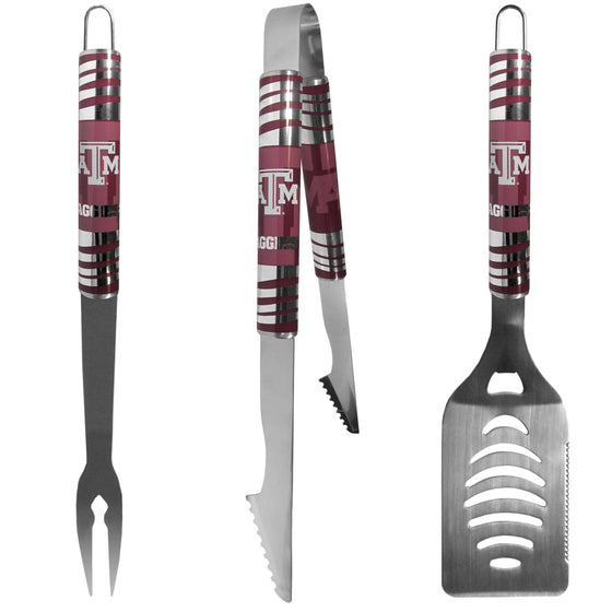 Texas A & M Aggies 3 pc Tailgater BBQ Set (SSKG) - 757 Sports Collectibles