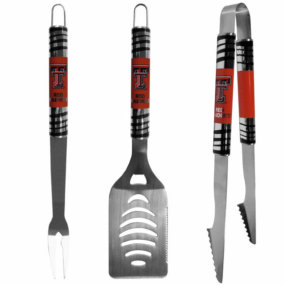 Texas Tech Raiders 3 pc Tailgater BBQ Set (SSKG) - 757 Sports Collectibles