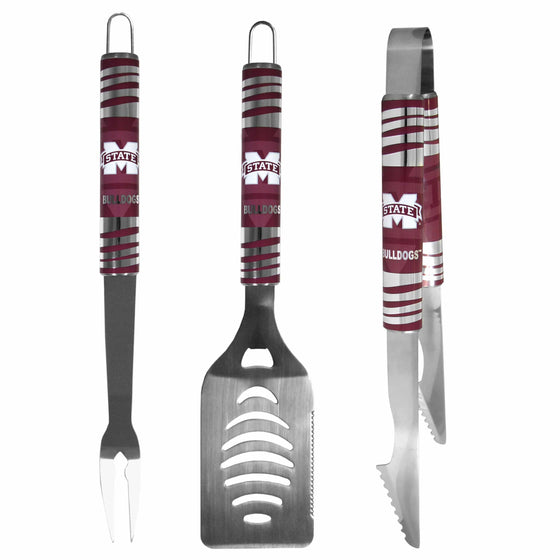 Mississippi St. Bulldogs 3 pc Tailgater BBQ Set (SSKG) - 757 Sports Collectibles