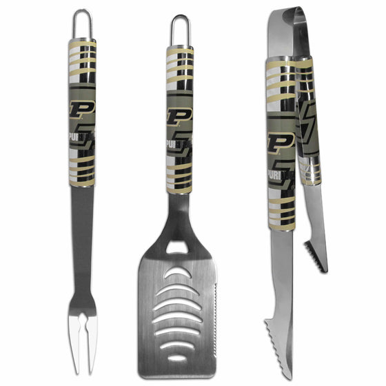 Purdue Boilermakers 3 pc Tailgater BBQ Set (SSKG) - 757 Sports Collectibles