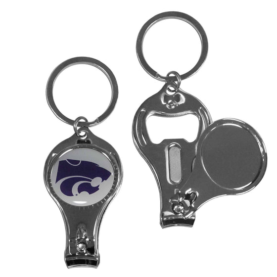 Kansas St. Wildcats Nail Care/Bottle Opener Key Chain (SSKG) - 757 Sports Collectibles