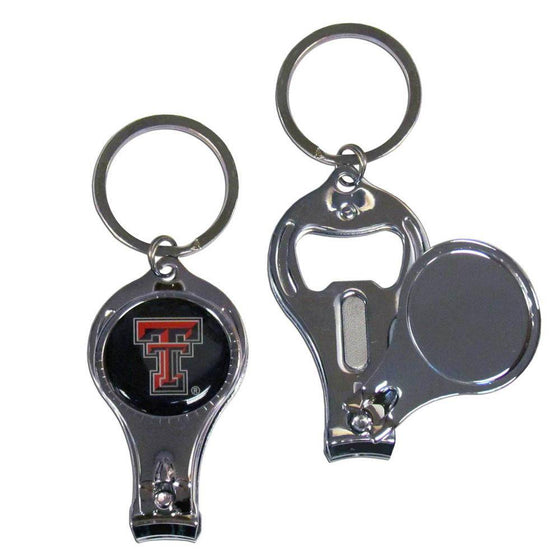 Texas Tech Raiders Nail Care/Bottle Opener Key Chain (SSKG) - 757 Sports Collectibles