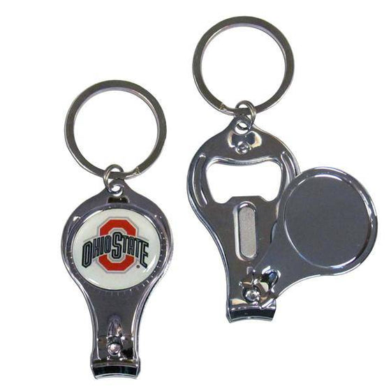 Ohio St. Buckeyes Nail Care/Bottle Opener Key Chain (SSKG) - 757 Sports Collectibles