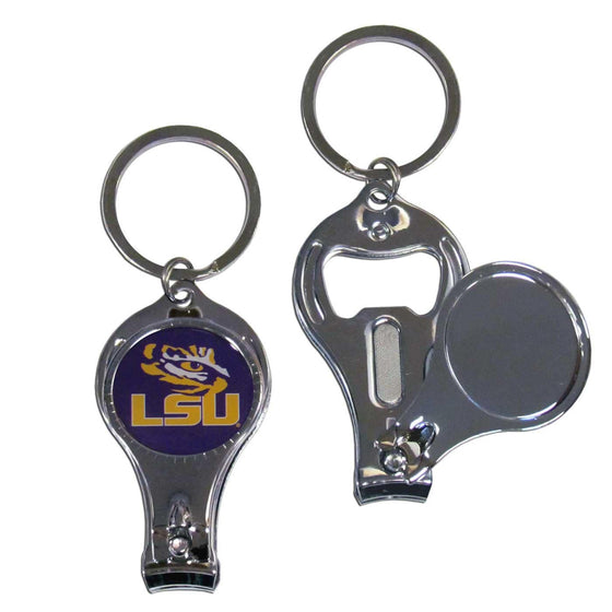 LSU Tigers Nail Care/Bottle Opener Key Chain (SSKG) - 757 Sports Collectibles