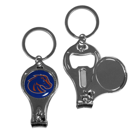 Boise St. Broncos Nail Care/Bottle Opener Key Chain (SSKG) - 757 Sports Collectibles