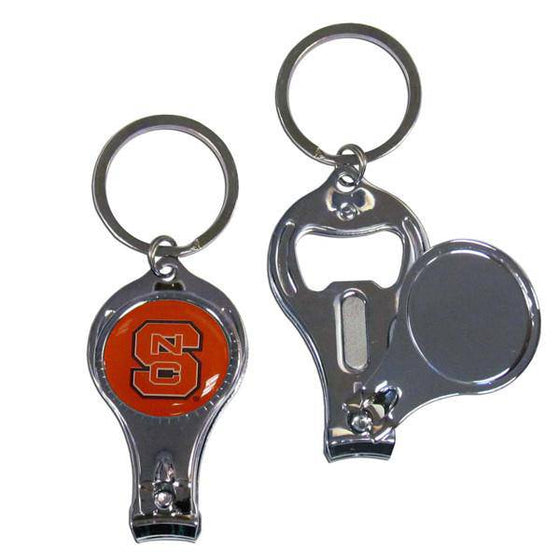 N. Carolina St. Wolfpack Nail Care/Bottle Opener Key Chain (SSKG) - 757 Sports Collectibles