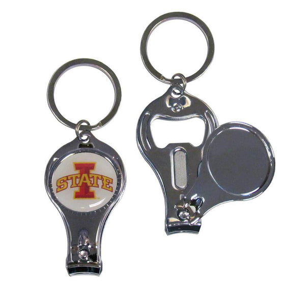 Iowa St. Cyclones Nail Care/Bottle Opener Key Chain (SSKG) - 757 Sports Collectibles