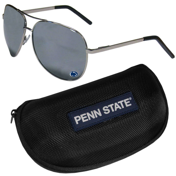 Penn St. Nittany Lions Aviator Sunglasses and Zippered Carrying Case (SSKG) - 757 Sports Collectibles