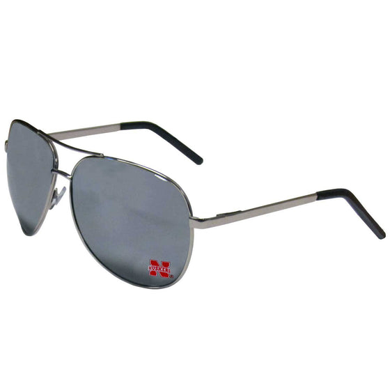 Nebraska Cornhuskers Aviator Sunglasses (SSKG) - 757 Sports Collectibles