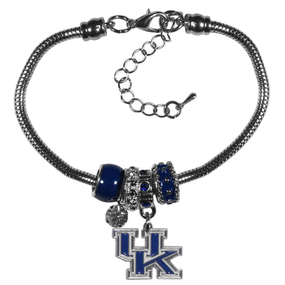 Kentucky Wildcats Euro Bead Bracelet (SSKG) - 757 Sports Collectibles