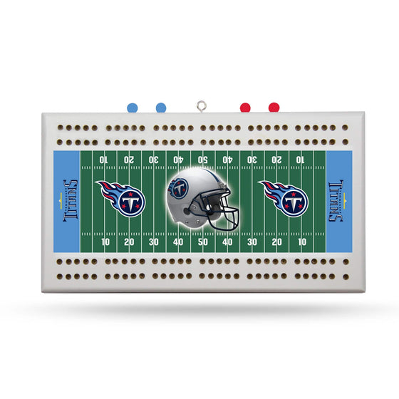 TENNESSEE TITANS FIELD CRIBBAGE BOARD (Rico) - 757 Sports Collectibles