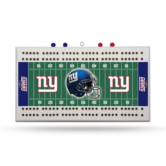 NEW YORK GIANTS FIELD CRIBBAGE BOARD (Rico) - 757 Sports Collectibles