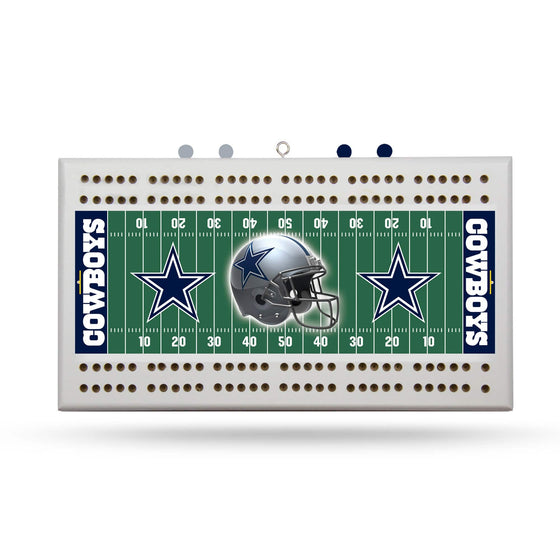 DALLAS COWBOYS FIELD CRIBBAGE BOARD (Rico) - 757 Sports Collectibles