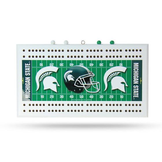 MICHIGAN STATE FIELD CRIBBAGE BOARD (Rico) - 757 Sports Collectibles