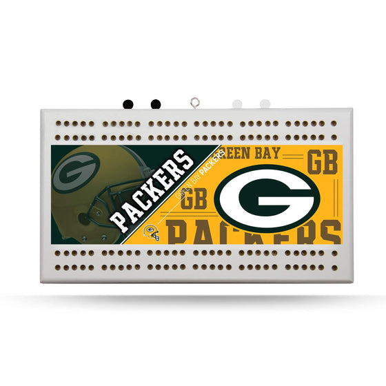 GREEN BAY PACKERS FIELD CRIBBAGE BOARD (Rico) - 757 Sports Collectibles