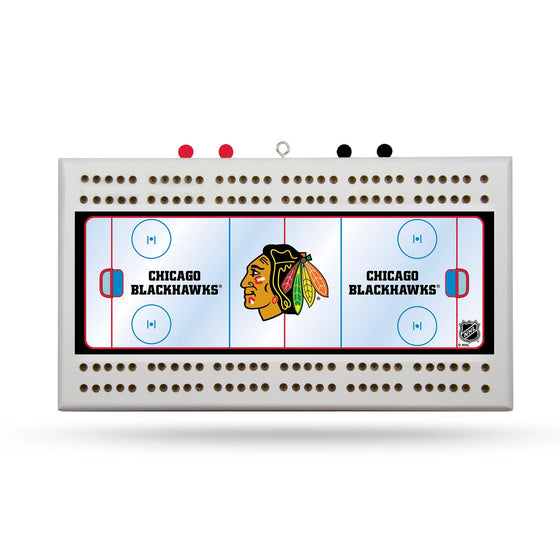 CHICAGO BLACKHAWKS FIELD CRIBBAGE BOARD (Rico) - 757 Sports Collectibles