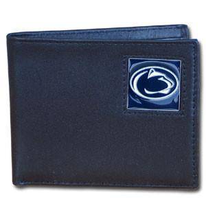 Penn St. Nittany Lions Leather Bi-fold Wallet (SSKG) - 757 Sports Collectibles