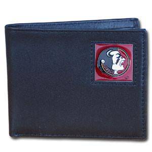 Florida St. Seminoles Leather Bi-fold Wallet (SSKG) - 757 Sports Collectibles