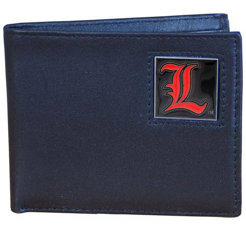Louisville Cardinals Leather Bi-fold Wallet (SSKG) - 757 Sports Collectibles