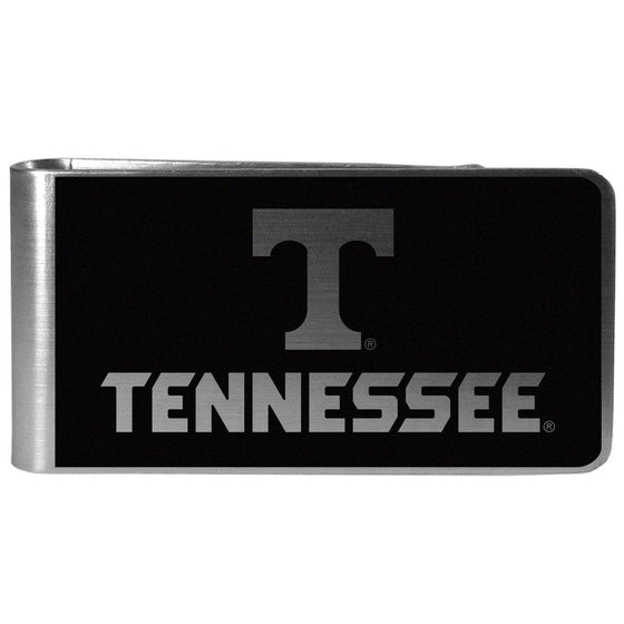 Tennessee Volunteers Black and Steel Money Clip (SSKG) - 757 Sports Collectibles