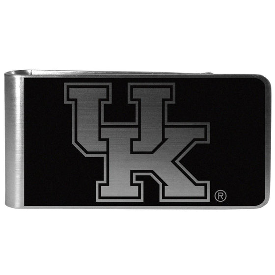 Kentucky Wildcats Black and Steel Money Clip (SSKG) - 757 Sports Collectibles