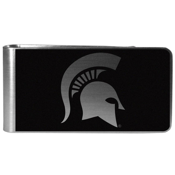 Michigan St. Spartans Black and Steel Money Clip (SSKG) - 757 Sports Collectibles