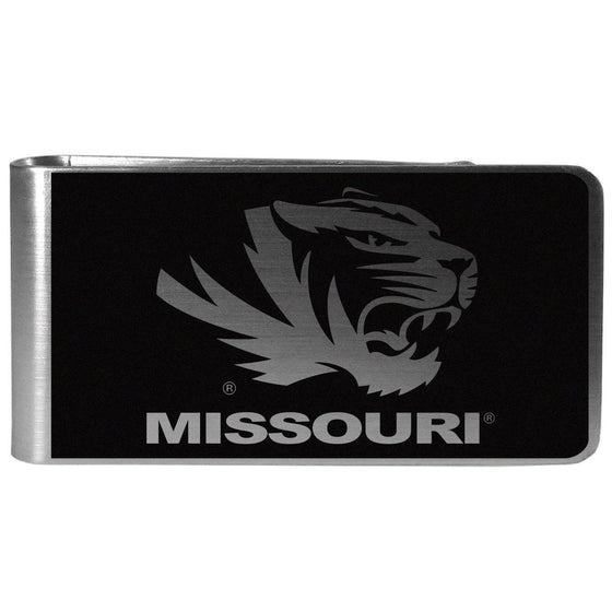 Missouri Tigers Black and Steel Money Clip (SSKG) - 757 Sports Collectibles