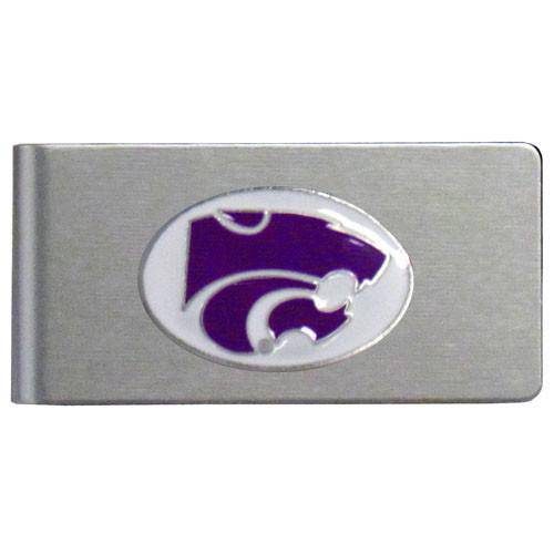 Kansas St. Wildcats Brushed Metal Money Clip (SSKG) - 757 Sports Collectibles