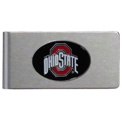 Ohio St. Buckeyes Brushed Metal Money Clip (SSKG) - 757 Sports Collectibles