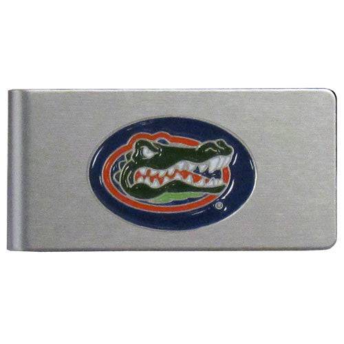 Florida Gators Brushed Metal Money Clip (SSKG) - 757 Sports Collectibles