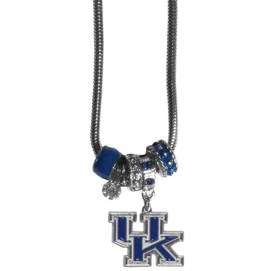 Kentucky Wildcats Euro Bead Necklace (SSKG) - 757 Sports Collectibles