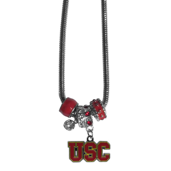 USC Trojans Euro Bead Necklace (SSKG) - 757 Sports Collectibles