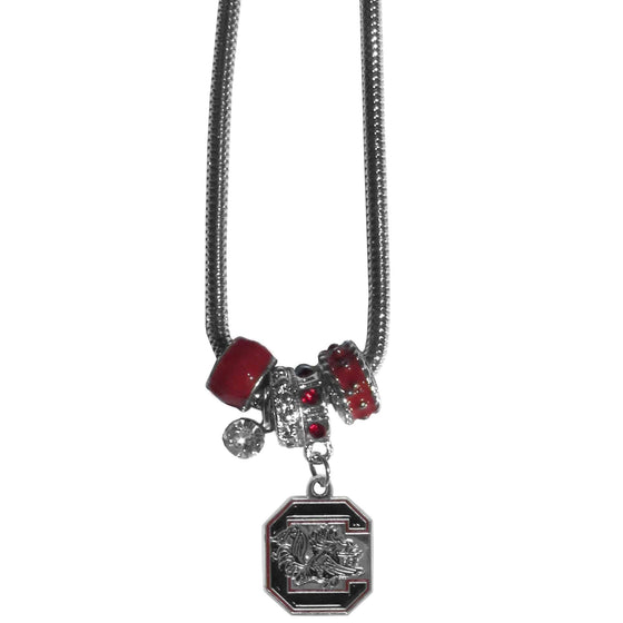 S. Carolina Gamecocks Euro Bead Necklace (SSKG) - 757 Sports Collectibles