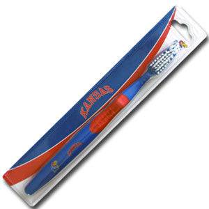 Kansas Jayhawks Toothbrush (SSKG) - 757 Sports Collectibles