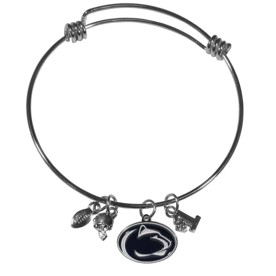 Penn St. Nittany Lions Charm Bangle Bracelet (SSKG) - 757 Sports Collectibles